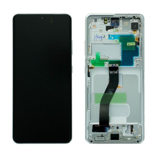 LCD / Scherm voor Samsung Galaxy S21 Ultra SM-G998B (GH82-26035B) – Origineel – Service Pack – Zilver