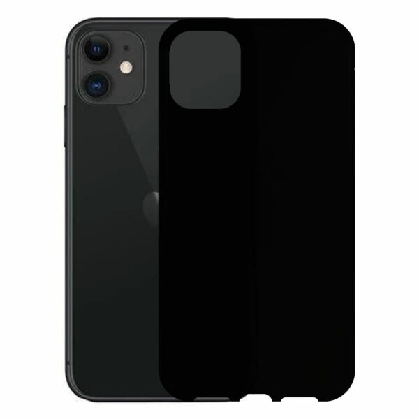 Siliconen hoesje voor Apple iPhone 11 – Zwart