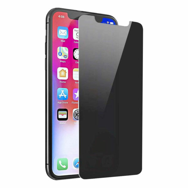 Apple – iPhone X / XS / 11 Pro – Privacy Glass Screenprotector – Zwart