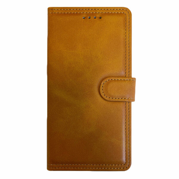 Bookcase cover voor Apple iPhone XS Max – Cognac