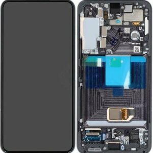 LCD / Scherm met frame voor Samsung Galaxy S22 – Origineel – Service Pack – Zwart