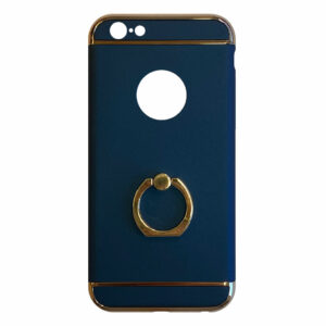 Fit Fashion – Hardcase Hoesje –  Met ring – Geschikt voor iPhone 6/6S – Blauw