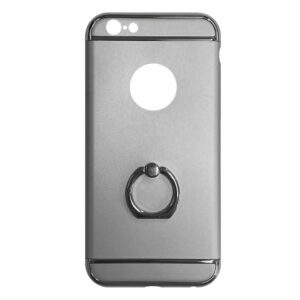 Fit Fashion – Hardcase Hoesje –  Met ring – Geschikt voor iPhone 6/6S – Zilver