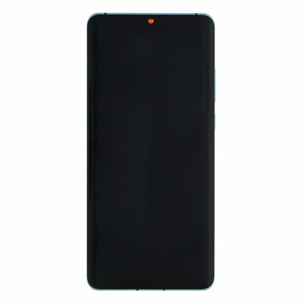 LCD / Scherm met frame en batterij voor Huawei P30 - Service Pack - Aurora Blue