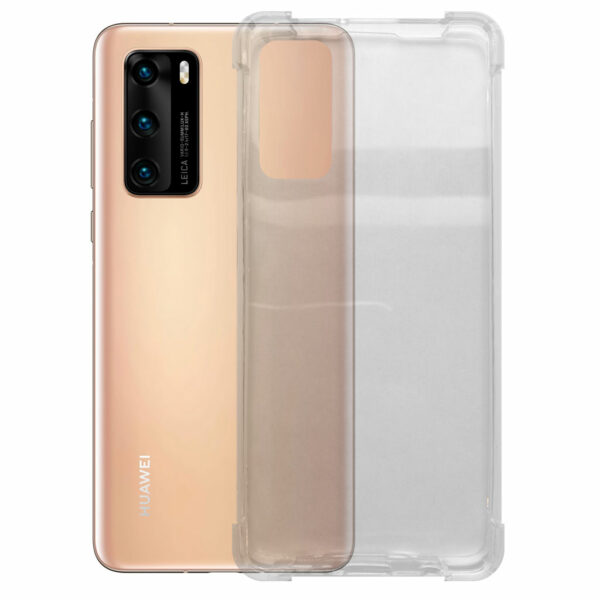 Siliconen hoesje voor Huawei P40 – Schok bestendig – Transparant