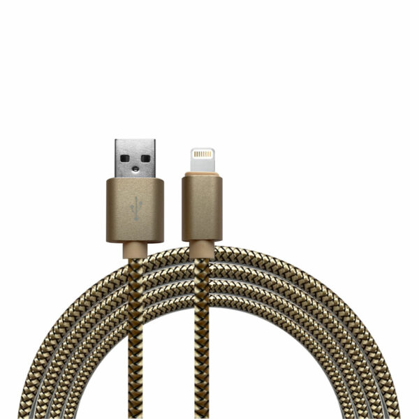 Khocell – Lightning USB Kabel – 1 meter – Goud