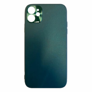 Siliconen/Hardcase hoesje voor Apple iPhone 12 Mini – Groen