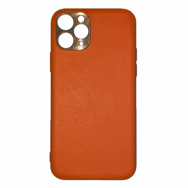 Siliconen/Hardcase hoesje voor Apple iPhone 11 Pro Max – Oranje