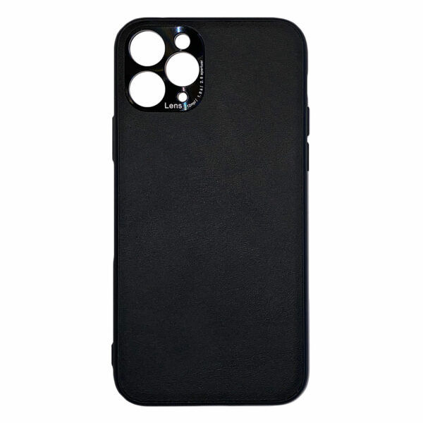 Siliconen/Hardcase hoesje voor Apple iPhone 11 Pro Max – Zwart