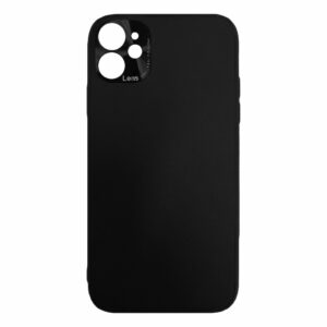 Siliconen/Hardcase hoesje voor Apple iPhone 11 – Zwart