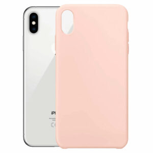 Siliconen hoesje voor Apple iPhone XS Max – Licht roze