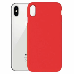 Siliconen hoesje voor Apple iPhone XS Max – Rood