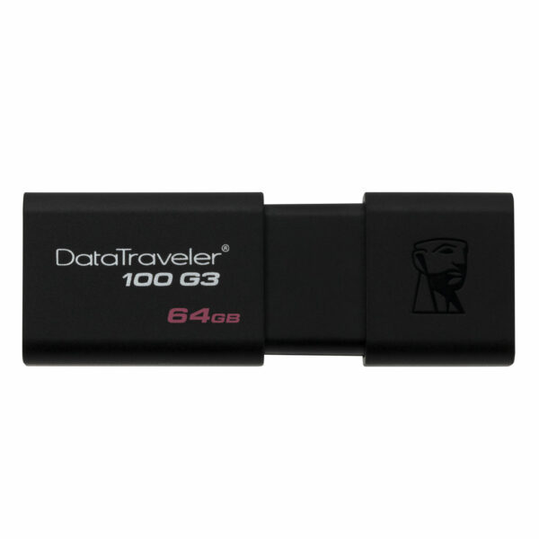 Kingston – USB-Stick Datatraveler 100 G3 – 64 GB – Zwart