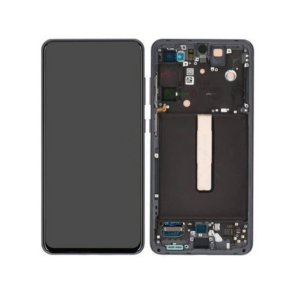 LCD / Scherm met frame voor Samsung Galaxy S21 FE – Origineel – Service Pack – Zwart