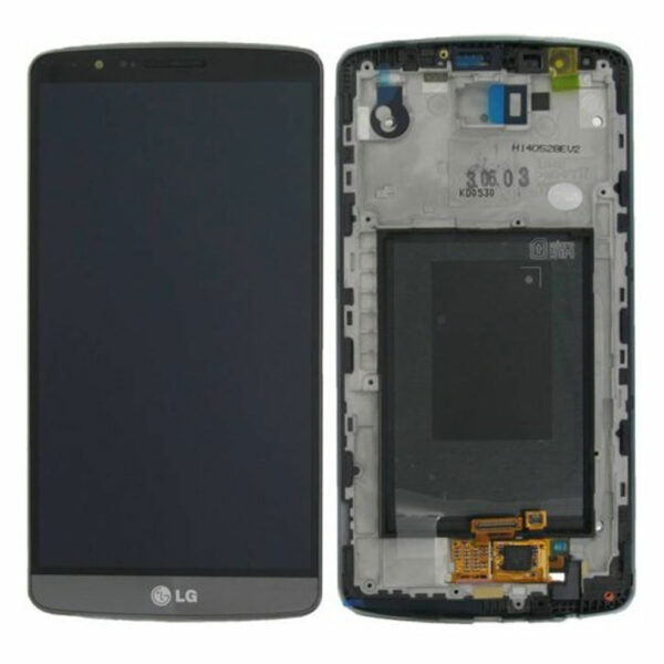 LCD / Scherm met frame voor LG G3 – Zwart