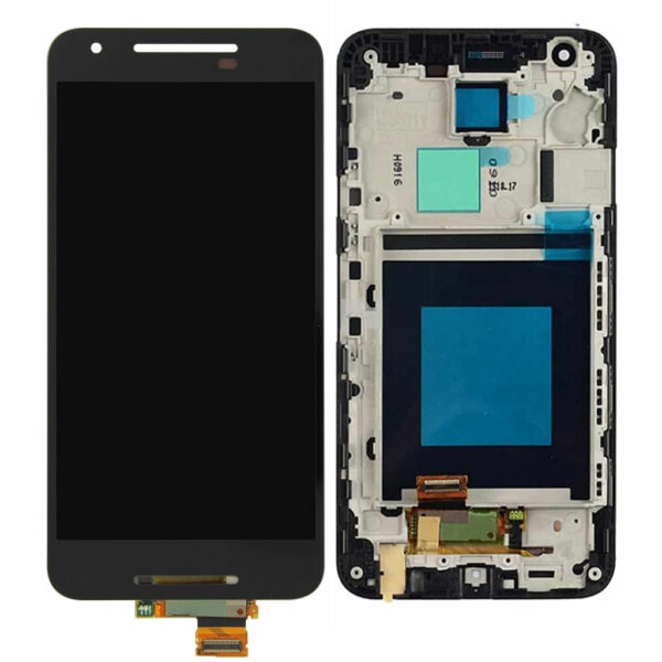 LCD / Scherm met frame voor LG – Nexus 5X – Zwart