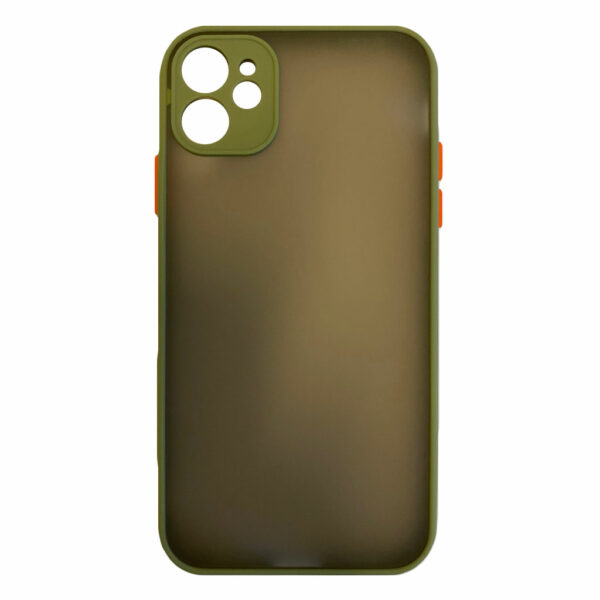 My Choice – Siliconen/Hardcase hoesje voor Apple iPhone 11 – Licht Groen