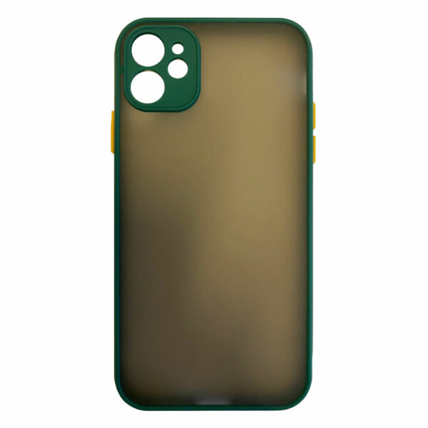 My Choice – Siliconen/Hardcase hoesje voor Apple iPhone 11 – Donker Groen