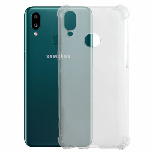 Siliconen hoesje voor Samsung Galaxy A10S - Schok bestendig - Transparant