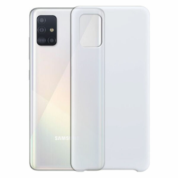 Siliconen hoesje voor Samsung Galaxy A51 – Transparant