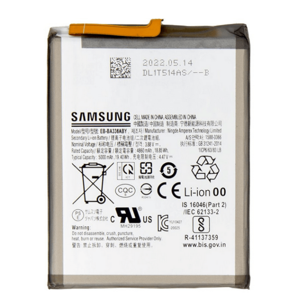 Batterij / Accu voor Samsung Galaxy A33 5G SM-A336B / A53 5G SM-A536B - Origineel - Service Pack