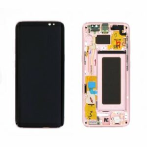 LCD / Scherm met frame voor Samsung Galaxy S8 – Origineel – Service pack – Roze