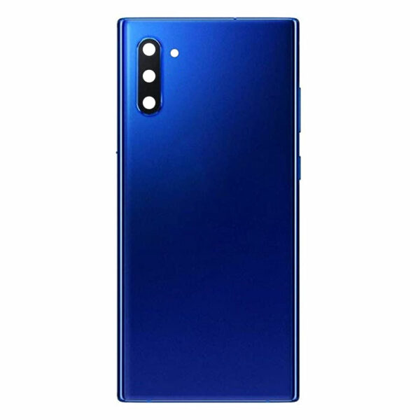 Achterkant met camera lens voor Samsung Galaxy Note 10 – Blauw