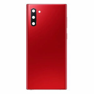 Achterkant met camera lens voor Samsung Galaxy Note 10 – Rood