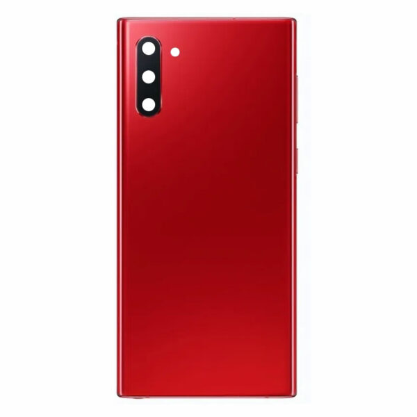 Achterkant met camera lens voor Samsung Galaxy Note 10 – Rood