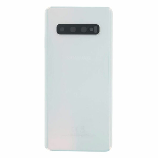 Achterkant met camera lens voor Samsung Galaxy S10 – Wit