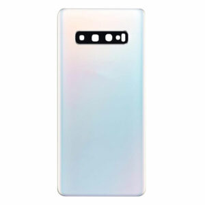 Achterkant met camera lens voor Samsung Galaxy S10 Plus – Wit