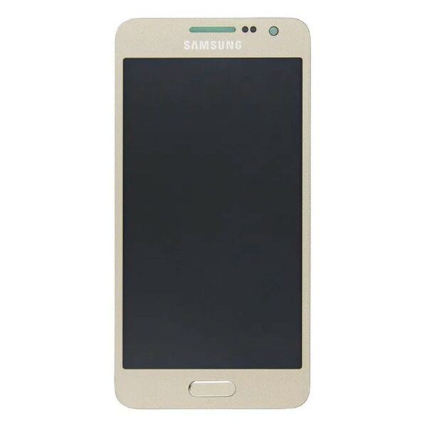 LCD / Scherm voor Samsung Galaxy A3 – Origineel – Service pack – Goud