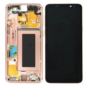 LCD / Scherm met frame voor Samsung Galaxy S9 – Origineel – Service pack – Goud