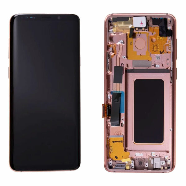 LCD / Scherm met frame voor Samsung Galaxy S9 Plus – Origineel – Service pack – Goud