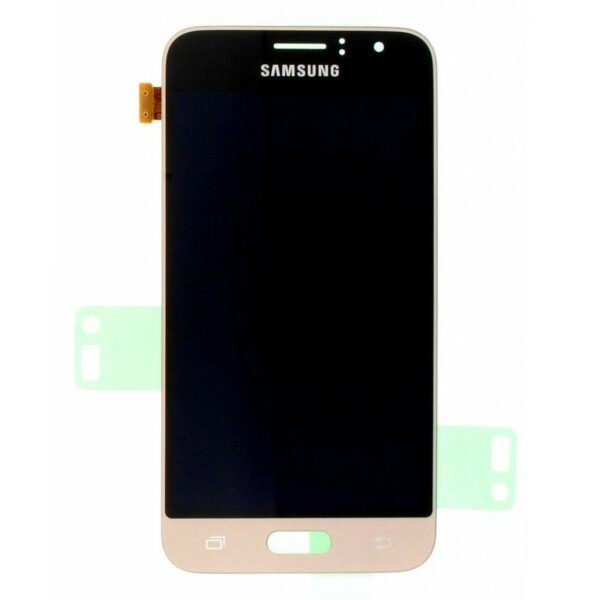 LCD / Scherm voor Samsung Galaxy J1 (2016) – Origineel – Service pack – Goud