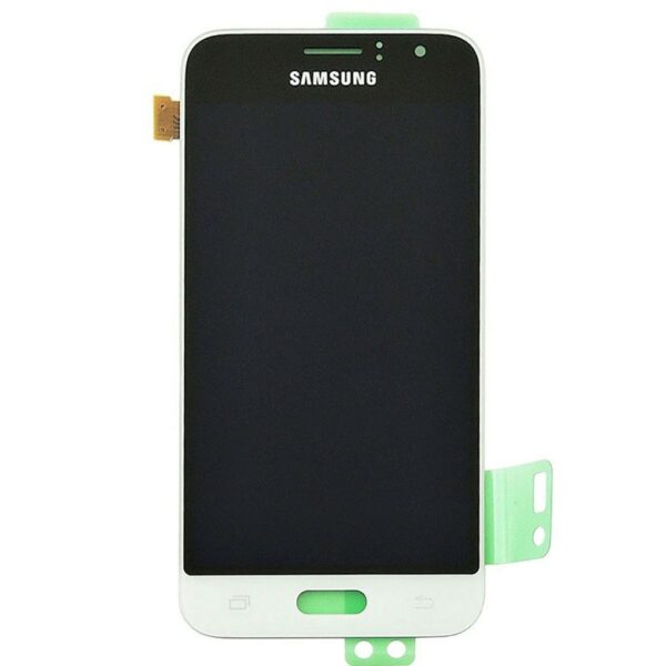 LCD / Scherm voor Samsung Galaxy J1 (2016) – Origineel – Service pack – Wit