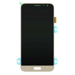 LCD / Scherm voor Samsung Galaxy J3 (2016) – Origineel – Service pack – Goud