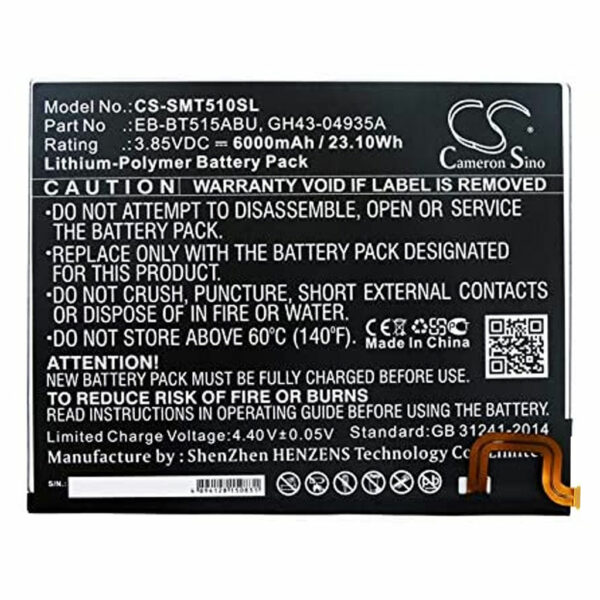 Batterij / Accu voor Samsung Galaxy Tab A (T510)