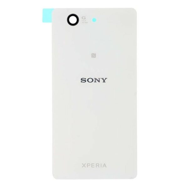 Achterkant met camera lens voor Sony Xperia Z3 Mini – Wit