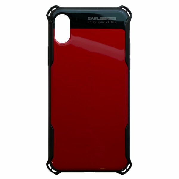 WK Design – Earl Series – Hardcase hoesje – voor iPhone X / XS – Rood