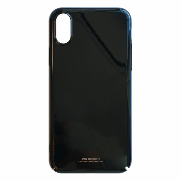 WK Design – Hardcase hoesje geschikt voor iPhone X / iPhone XS – Zwart