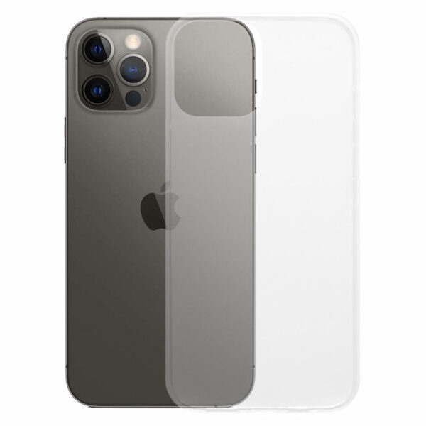 Siliconen hoesje voor Apple iPhone 12 / iPhone 12 Pro – Transparant