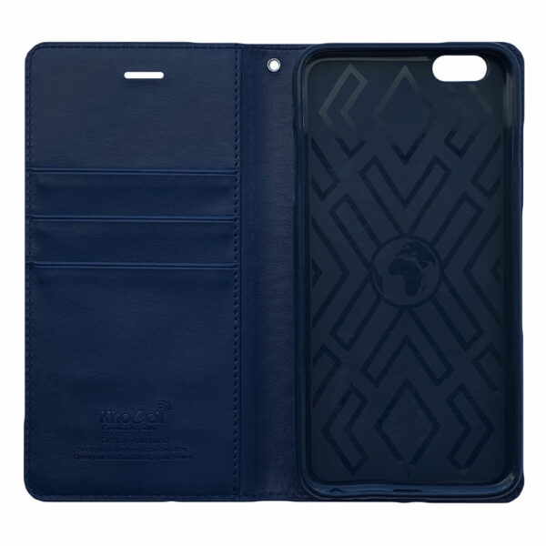 iPhone – 6 Plus – 6S Plus – Book case – Donker blauw