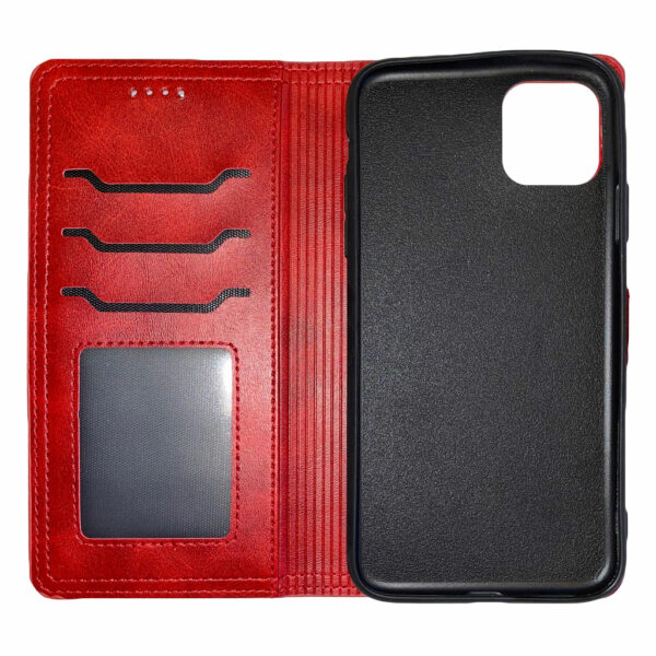 Bookcase cover voor Apple iPhone 11 Pro Max – Rood