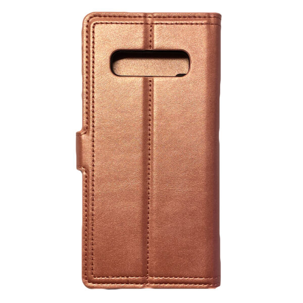 Bookcase cover voor Samsung Galaxy S10 Plus – Rose gold