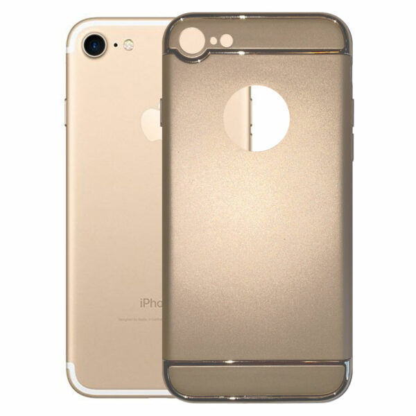 Fit Fashion – Hardcase Hoesje –  Geschikt voor iPhone 7 – Goud