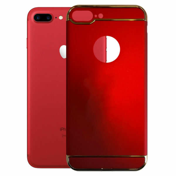 Fit Fashion – Hardcase Hoesje –  Geschikt voor iPhone 7 Plus – Rood