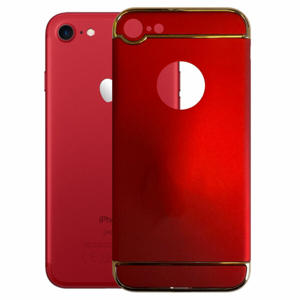 Fit Fashion – Hardcase Hoesje –  Geschikt voor iPhone 7 – Rood