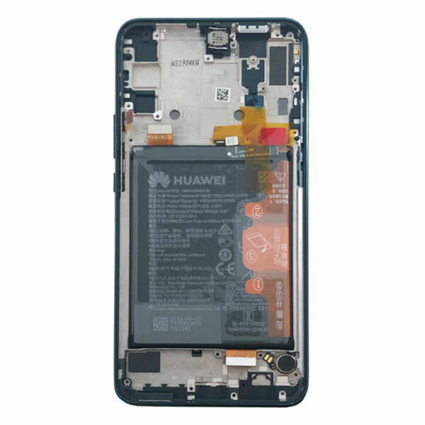 LCD / Scherm met frame en batterij voor Huawei P Smart Z – Groen