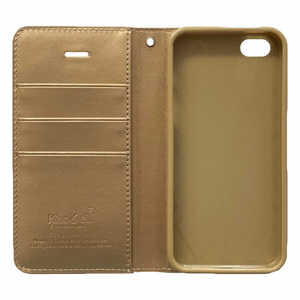 iPhone – 5G – 5S – 5SE – Book case – Goud